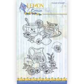 Clear Stamps - Yvonne Creations - Lemon Breeze - Lemon Drinks