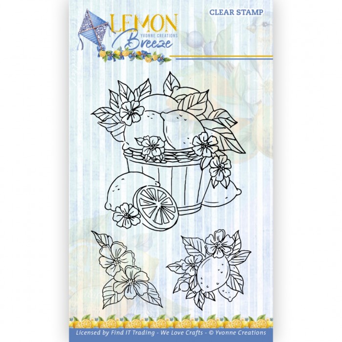 Clear Stamps - Yvonne Creations - Lemon Breeze - Lemons