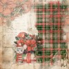 Paperpack - Yvonne Ceations - Floral Christmas 20 x 20 cm