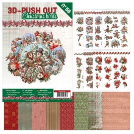 3D Push-Out Book 56 - Christmas Birds