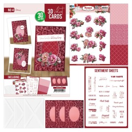 3D and Do - Velvet Cards A6 - Amy Design - Peonies