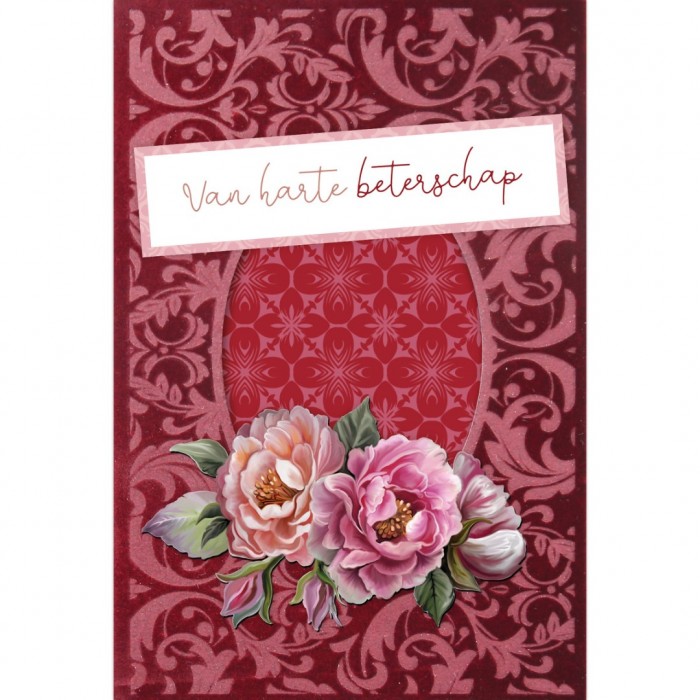 3D and Do - Velvet Cards A6 - Amy Design - Peonies