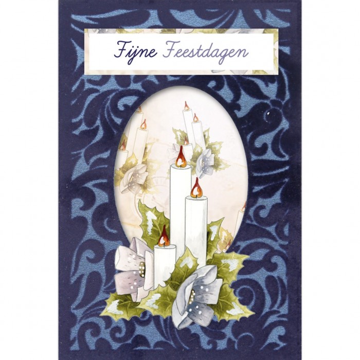 3D Velvet Cards A6 - The Best Christmas Ever