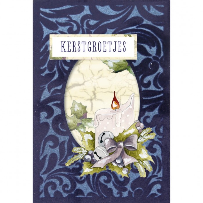 3D Velvet Cards A6 - The Best Christmas Ever