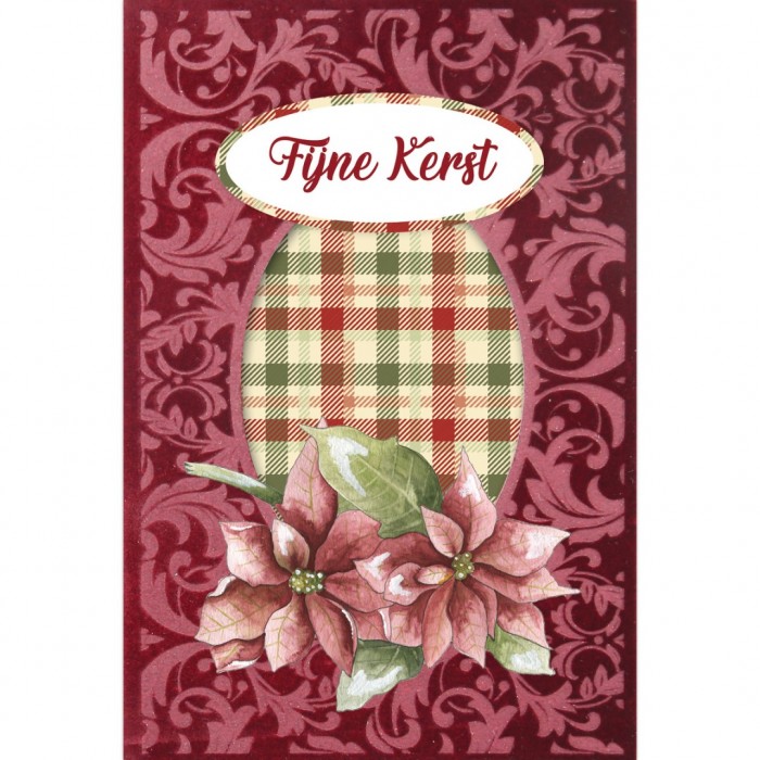 3D Velvet Cards A6 - Merry and Bright