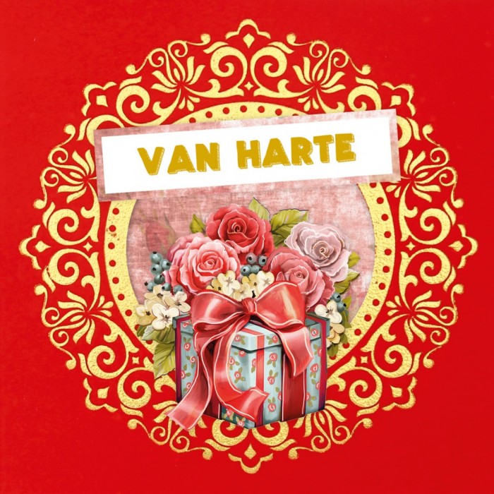 3D Velvet Cards 4K - Rose Bouquet
