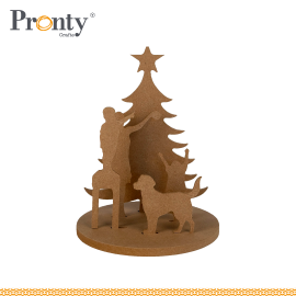 MDF Scene - Pronty Crafts - Decorating tree