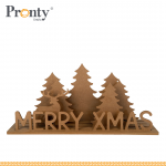 MDF Scene - Pronty Crafts - Merry XMAS