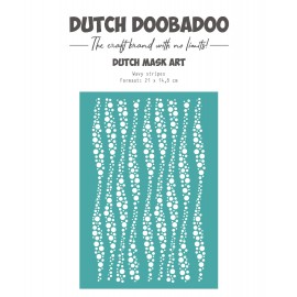Dutch Mask Art - DDBD - Wavy Stripes A5