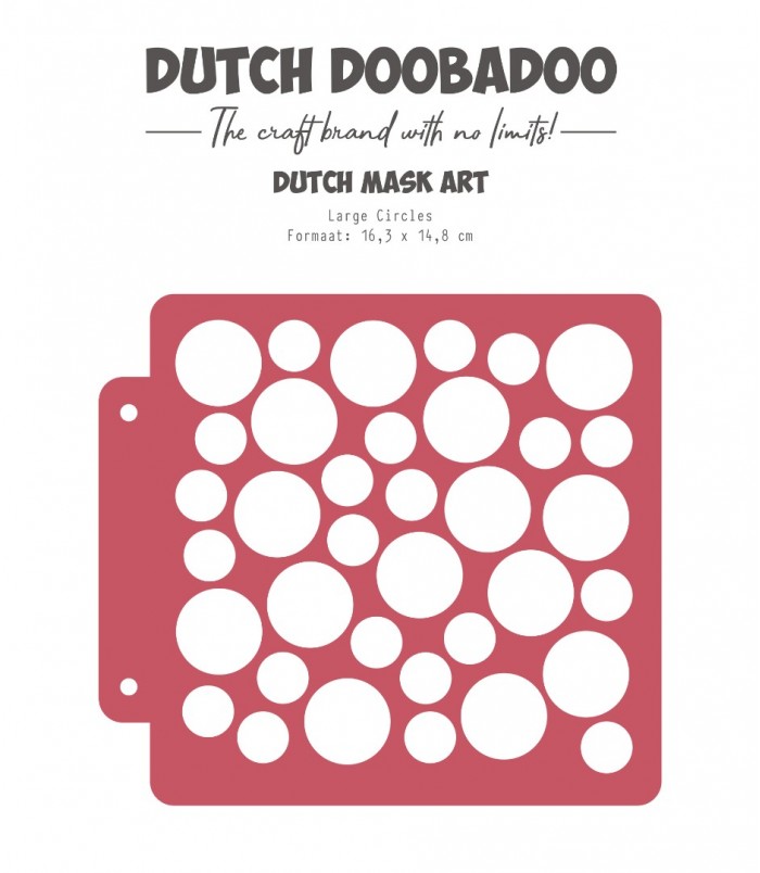 Dutch Mask Art -DDBD - Large Circle 163x148