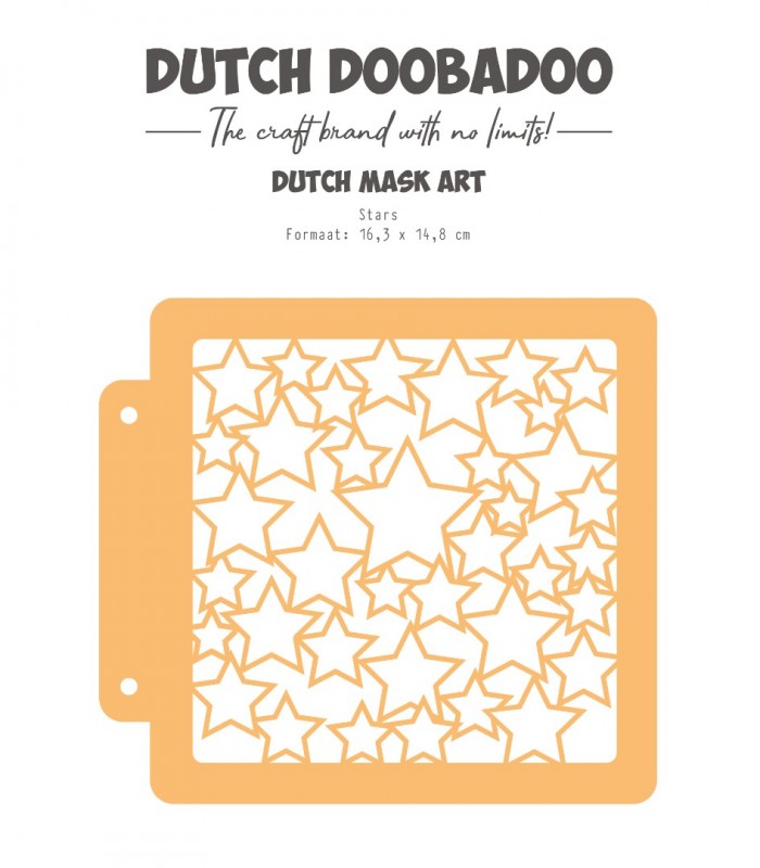 Dutch Mask Art - DDBD - Stars 163x148