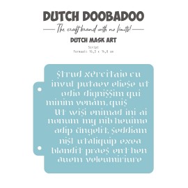 Dutch Mask Art - DDBD - Script 163x148