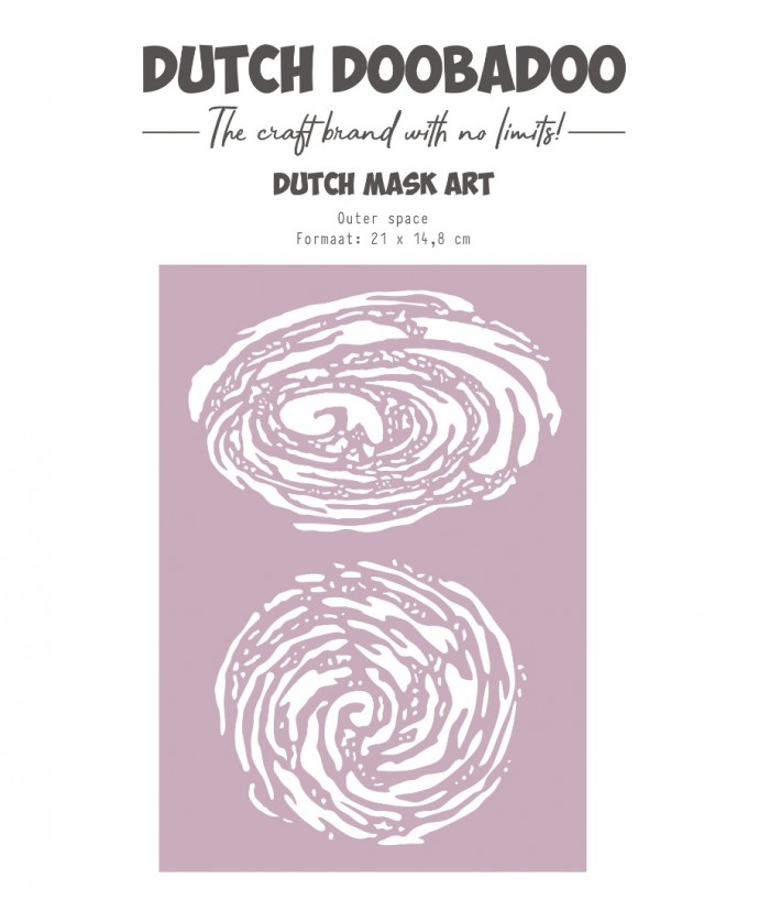 Dutch Mask art - DDBD - Outer space A5