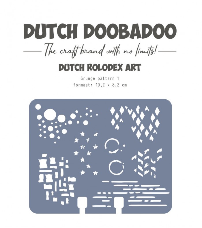 Dutch Mask Art - DDBD - Rollerdex pattern