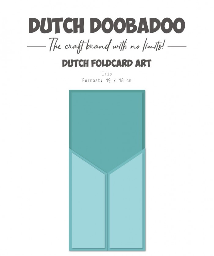 Fold Card Art - DDBD - Iris - A4