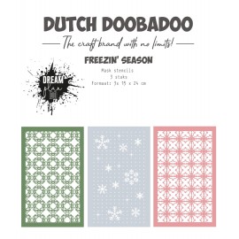 Stencils Mask - DDBD - Freezin season 3pc. - A4