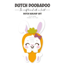 Build up Art - DDBD - Carrot bunny - A5