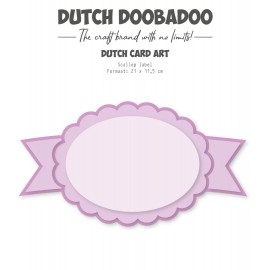 Card Art - DDBD - Scallop label - A5