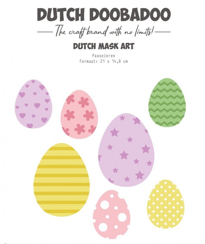 Mask art - DDBD - Easter eggs - A5