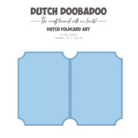 Fold Art - DDBD - 2-luik ticket A4