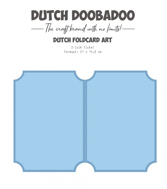 Fold Art - DDBD - 2-luik ticket A4