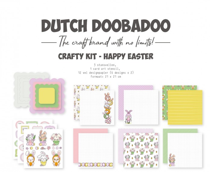 Craftykit - DDBD - Happy Easter - A4