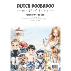 Collage papierset - DDBD - Waves of the Sea