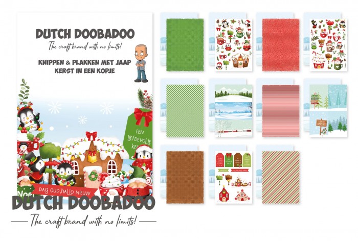 Collage papierset - DDBD - Christmas in a Cup