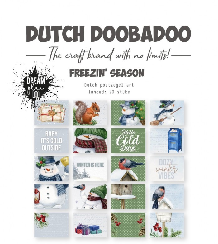 Postzegel - DDBD - Freezin season 2xA6