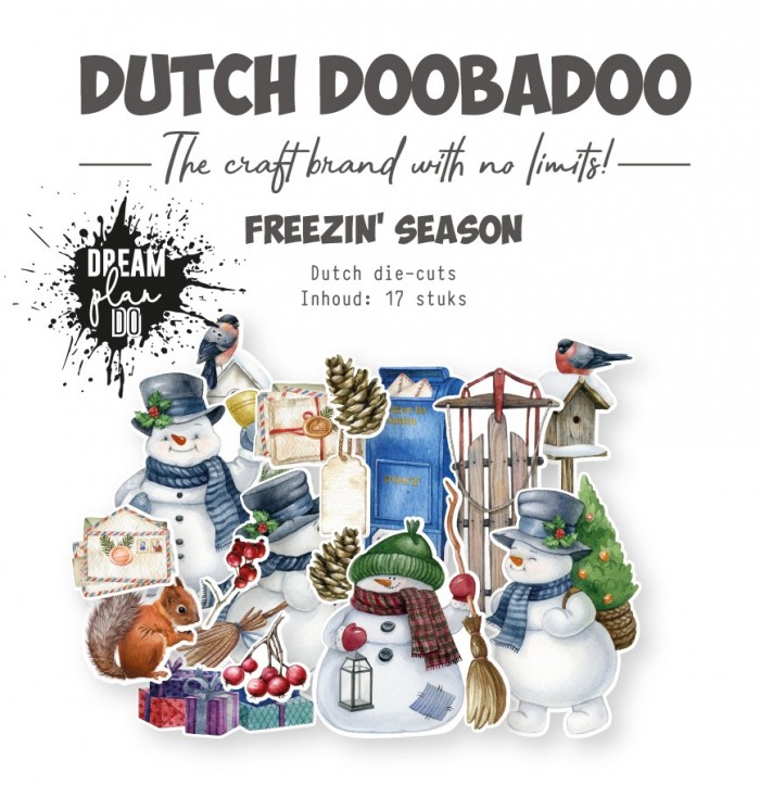 Die-Cuts - DDBD - Freezin season 17 pcs