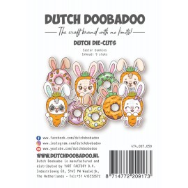 Die-cuts - DDBD - Easter Bunnies - 9 pcs