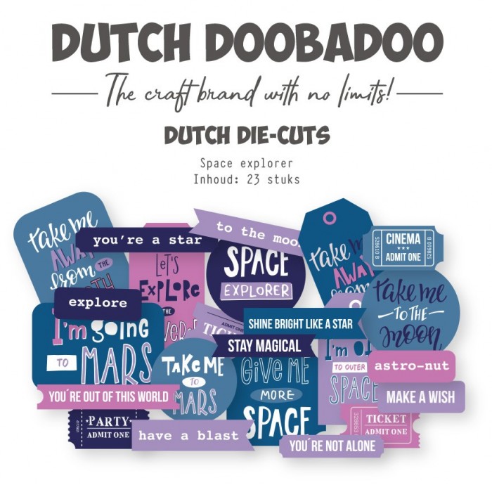 Die-cuts - DDBD - Space explorer