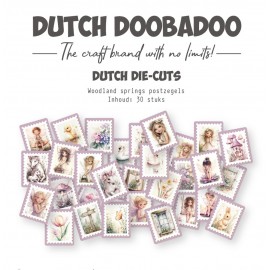 Die-cuts - DDBD - Woodland Spring Poststamps - 30 stuks