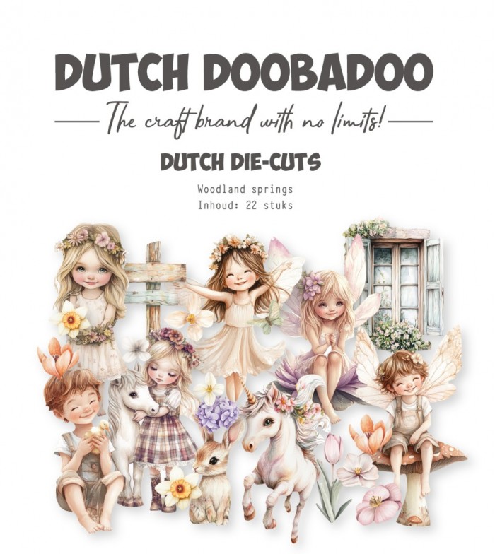 Die-cuts - DDBD - Woodland Springs - 22 stuks