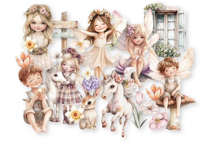 Die-cuts - DDBD - Woodland Springs - 22 stuks