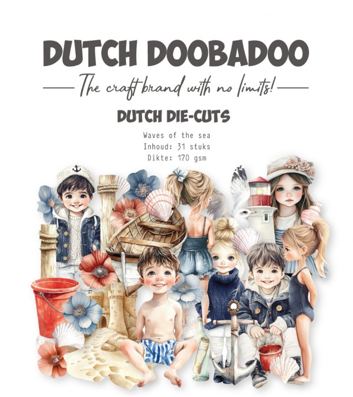 Collage Die-cuts - DDBD - Waves of the Sea