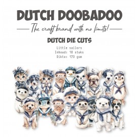 Collage Die-cuts - DDBD - Little Sailor - Waves of the Sea