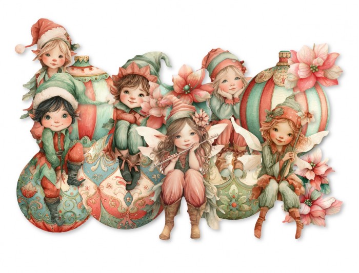 Collage Die-cuts - DDBD - Merry & Bright