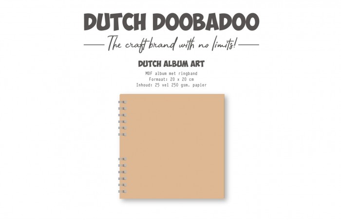 Art Journal - DDBD - MDF 20 x 20 cm