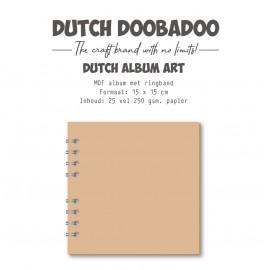 MDF - DDBD - Art Journal Notebook 15 x 15 cm