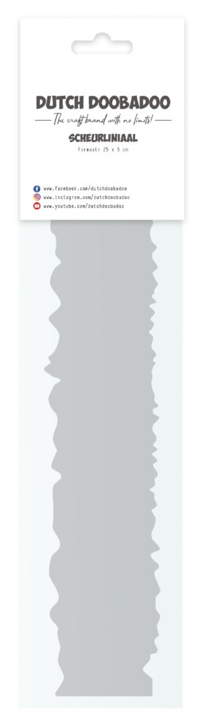 Ruler - DDBD - Scheurliniaal / Tear ruler