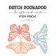Dutch Sticky stencil - DDBD - A6 Butterfly