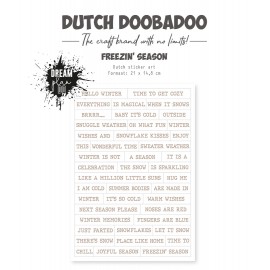 Dutch Sticker Art - DDBD - Freezin season - A5