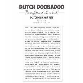 Dutch Sticker - DDBD - Happy spring 1 - A5