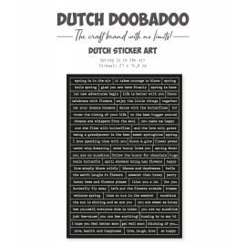 Dutch Sticker - DDBD - Happy spring 2 - A5