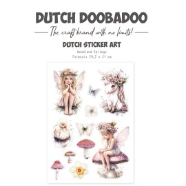 Dutch Sticker art - DDBD - Woodland Springs - A4