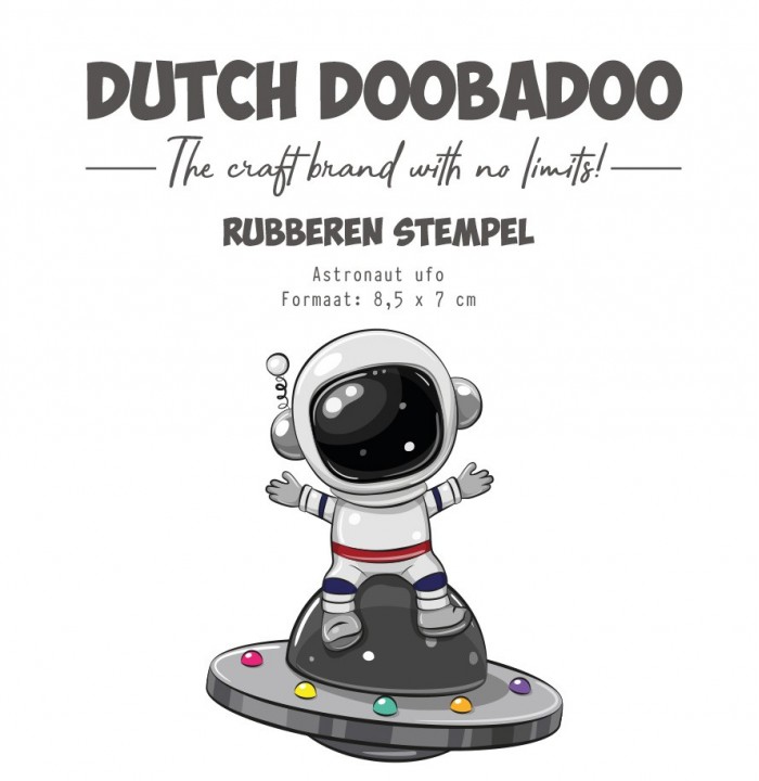 Rubber stamp - DDBD - Astronaut Ufo