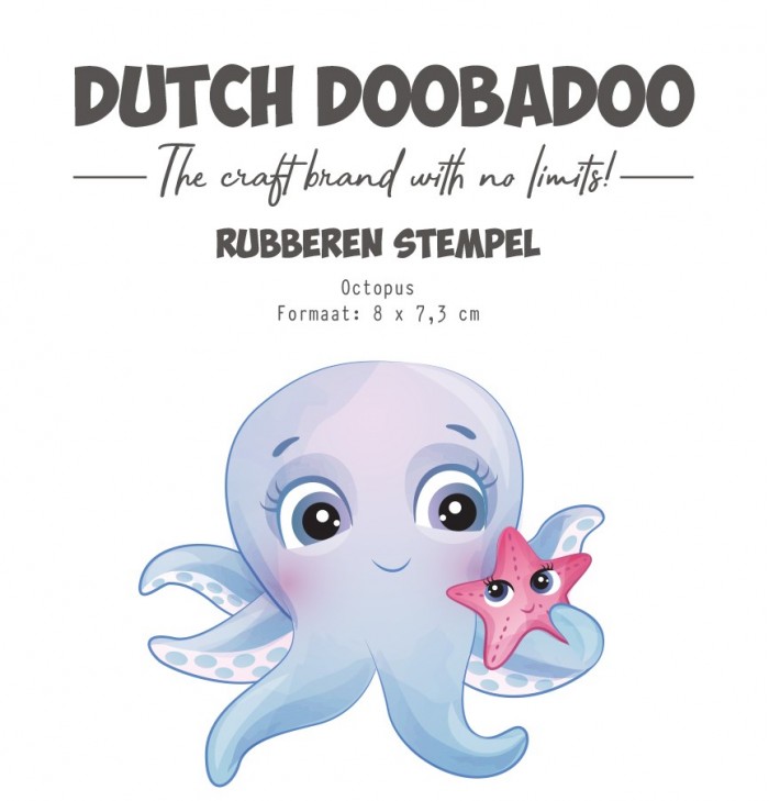 Rubber stamp - DDBD - Octopus