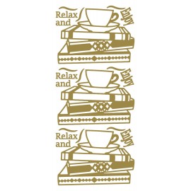 Sticker Books and Coffee Gold(x10) Sticker Books and Coffee Gold(x10)