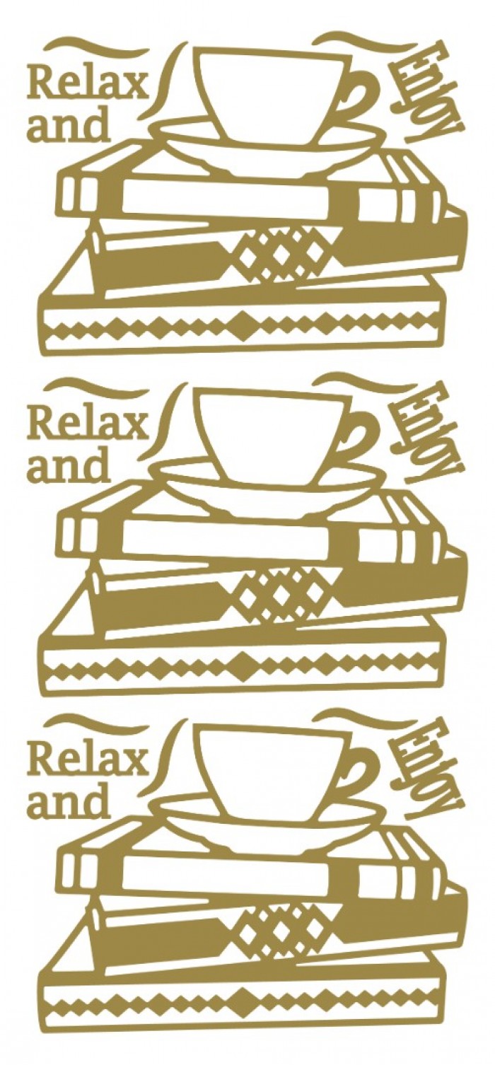 Sticker Books and Coffee Gold(x10)